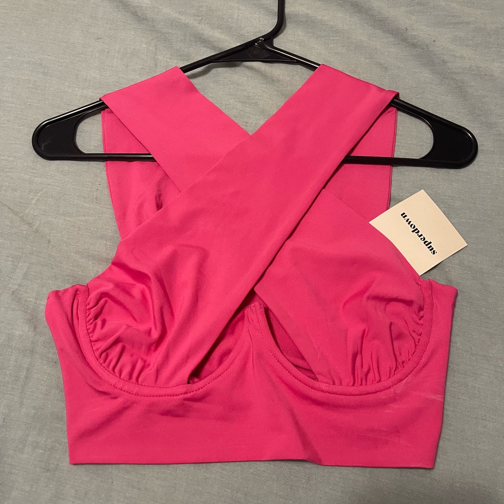 Superdown Vibrant Pink Top